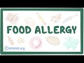Food allergy  an osmosis preview