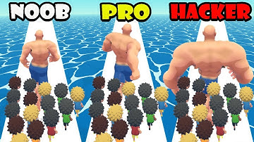 NOOB vs PRO vs HACKER in Lava Run 3D