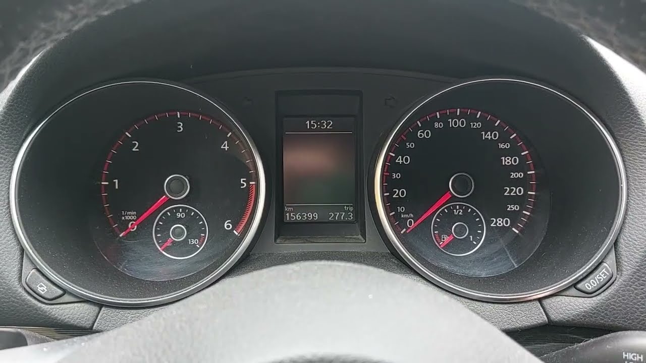 Balayage aiguilles Needle Sweep Golf 6 VCDS