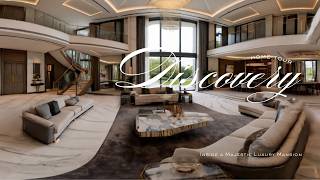 Inside a Majestic Luxury Mansion with  Staircase, Grand Chandeliers &amp; Marble Elegance | Home Tour