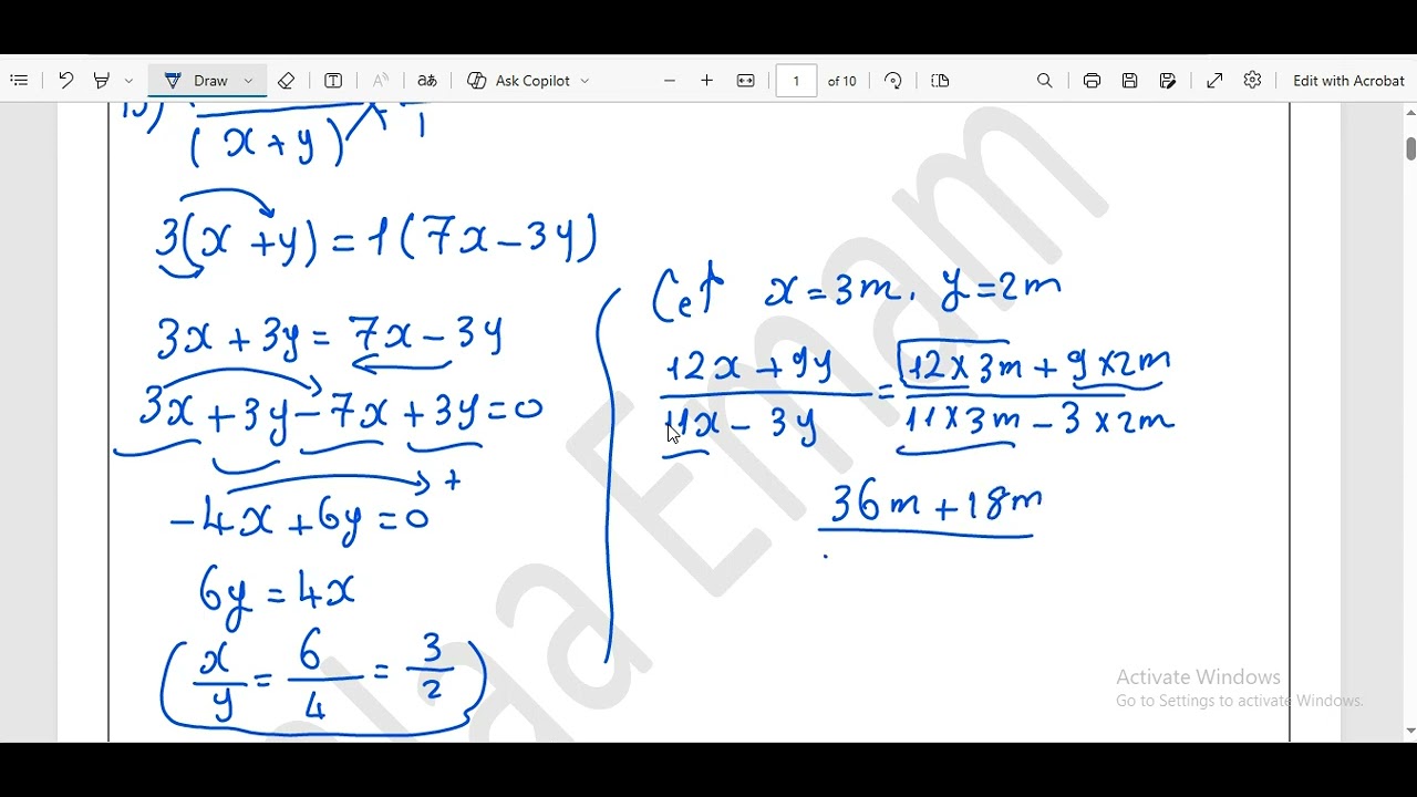 prep 3 2nd idea let algebra - YouTube