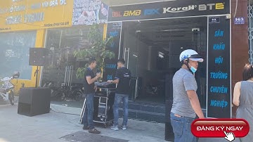 Loa array Liền công suất Sandy / Dàn âm thanh đám cưới 500 khách - LH-093 227 2222