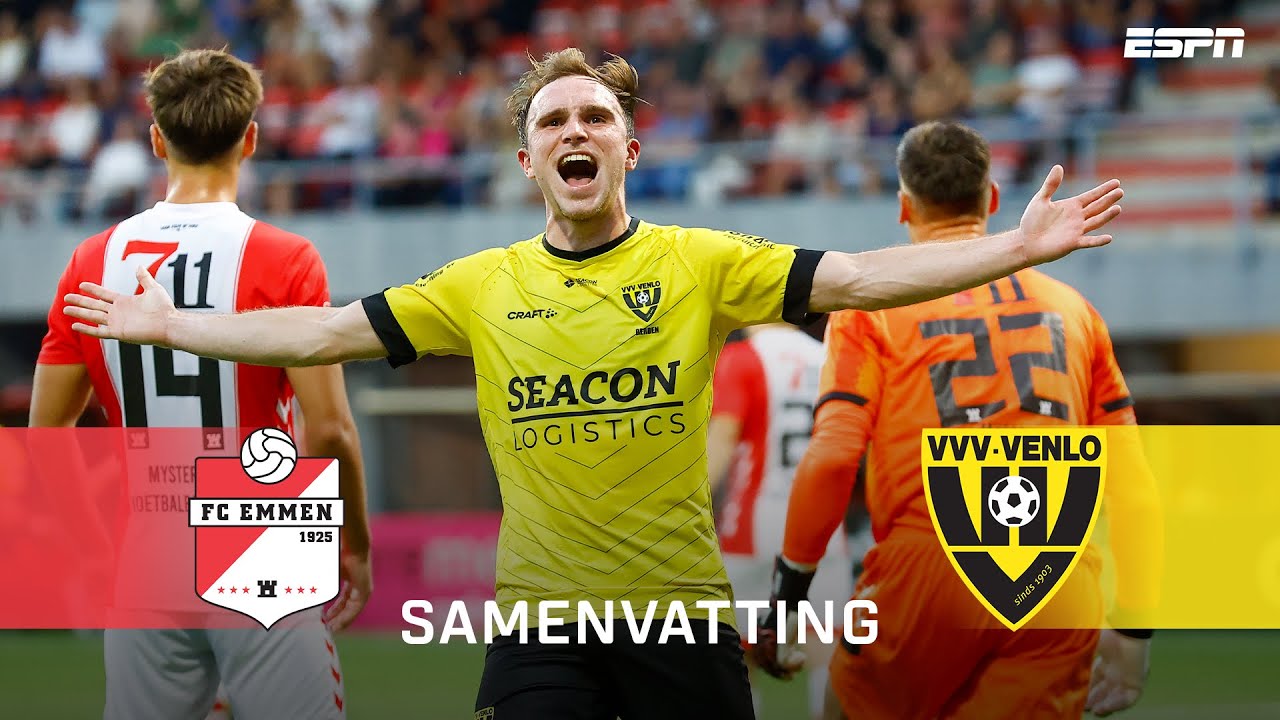DRIE GOALS binnen een HALF UUR in Emmen!⚽️⚽️⚽️ | Samenvatting FC Emmen - VVV-Venlo
