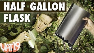 Flask holds twice as much as a Big Gulp!