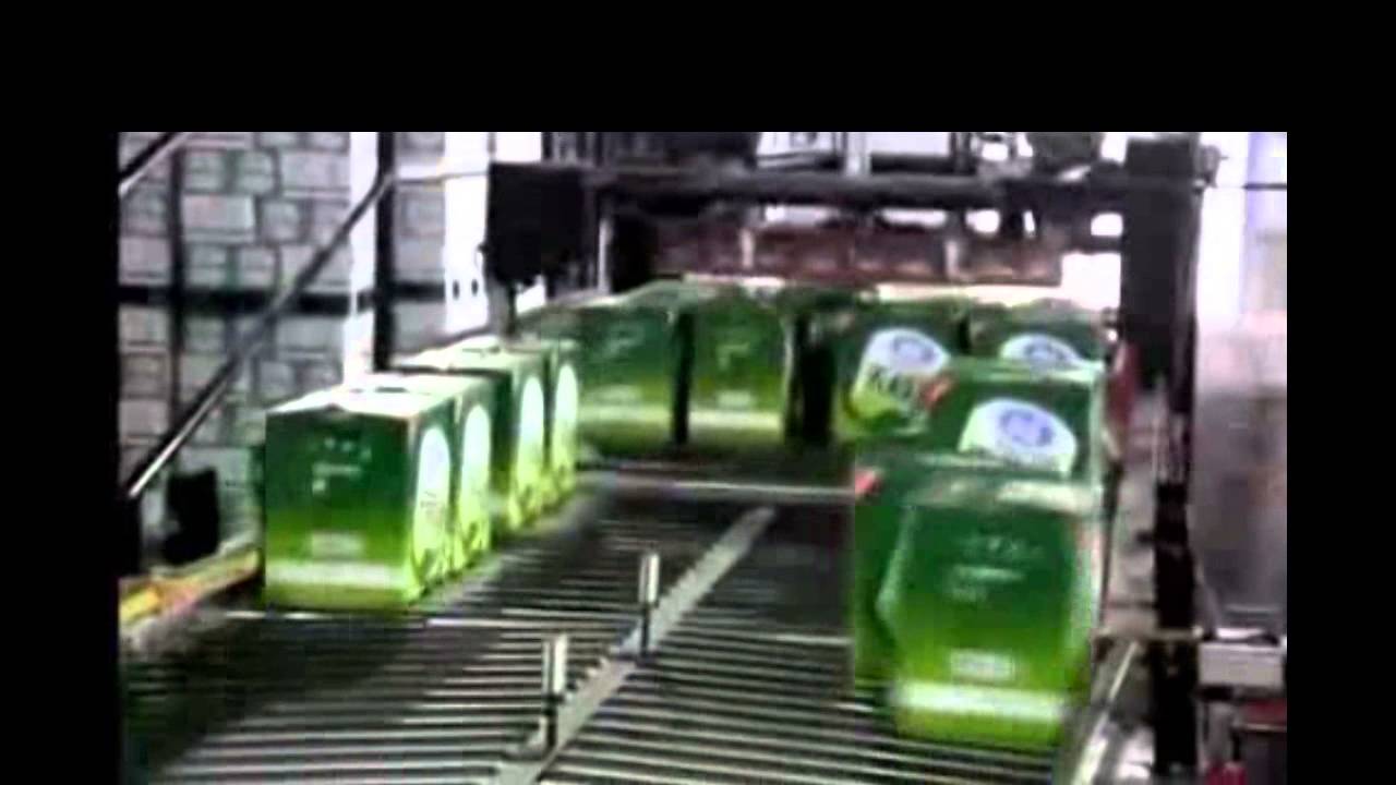 Carton Palletizer machine,case palletizer for beer Automatic Robot ...
