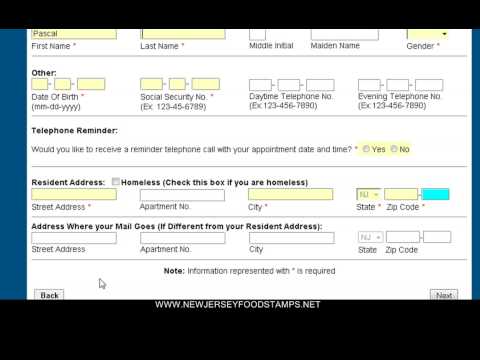 New Jersey Food Stamps