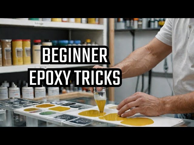 Epoxy Resin for Beginners - 3 Epoxy Tips for YOU! 