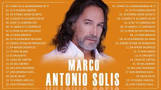 2 Hora De Éxitos Romanticos de Marco Antonio Solis - Las 20 Canciones Romanticas Más Hermosas 2022