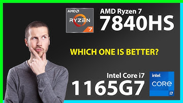 AMD Ryzen 7 7840HS vs INTEL Core i7 1165G7 Technical Comparison