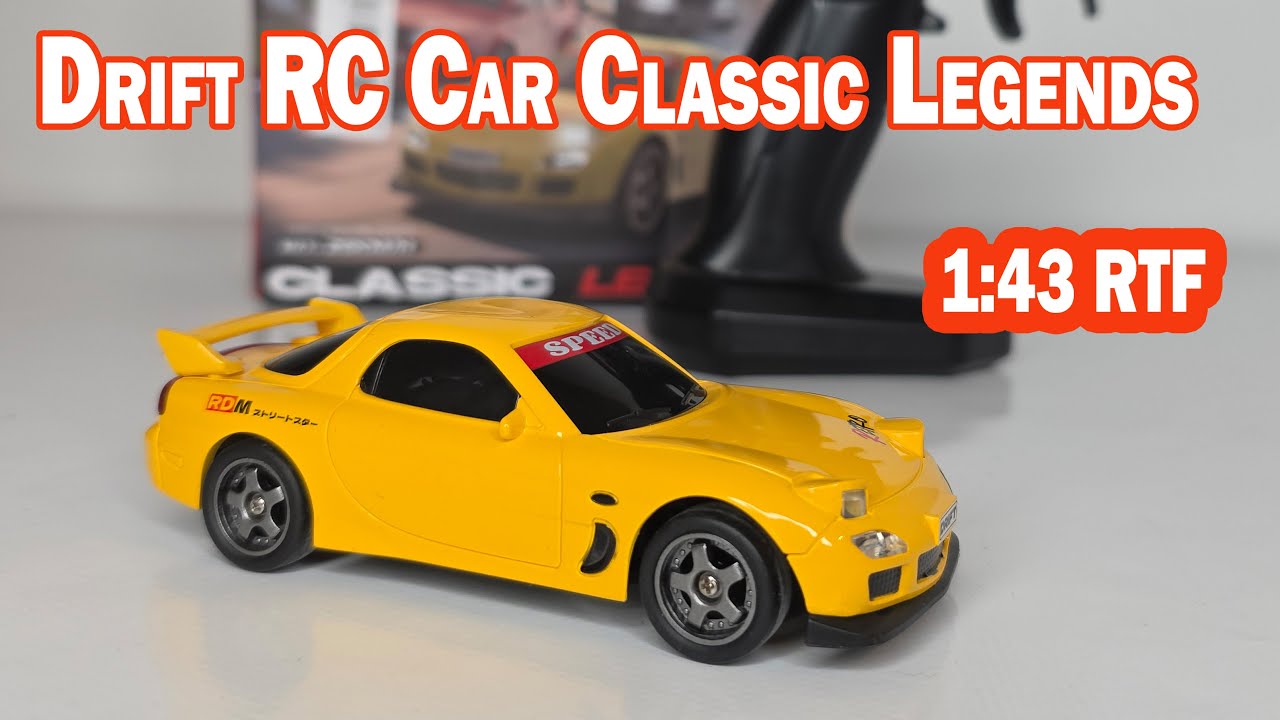 A cool 1/43 scale 2.4G 4WD mini drift RC racing car with LED