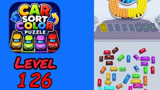 Car Sort Color Puzzle Level 126 Walkthrough