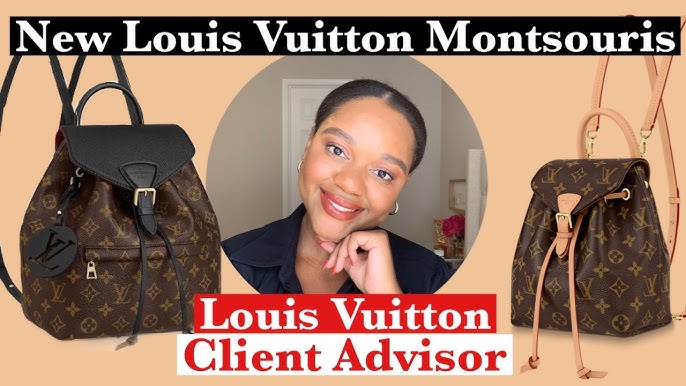 LOUIS VUITTON UNBOXING + MOD SHOTS, MONTSOURIS PM BACKPACK