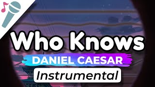 Daniel Caesar – Who Knows – Karaoke Instrumental (Acoustic)