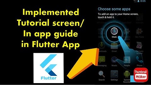 Implemented InApp guide / Tutorial screens in Flutter | Flutter | IOS Swift Xcode | Android Studio