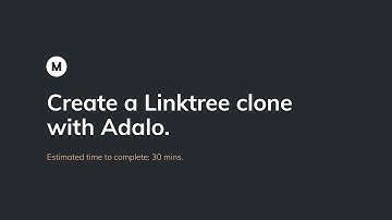Create a Linktree Clone with Adalo - Part 3