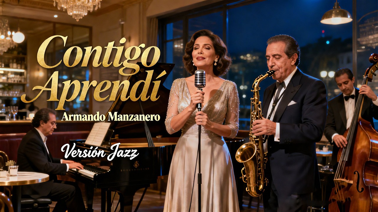 Contigo Aprendí – Armando Manzanero | Cover Bolero Jazz | Jazz Latino y Música Romántica