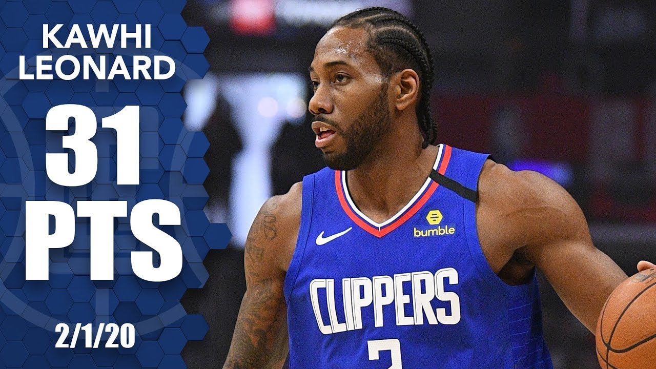 Best Of Kawhi Leonard  2019-20 NBA Season 