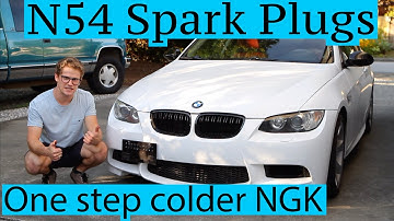 N54 Spark Plug Upgrade - NGK One step colder