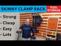 French Cleat Clamp Rack - Lots Of Clamps