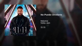 Maluma Ft. Nicky Jam - No Puedo Olvidarte (Official Audio 2019)