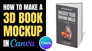 How to design 3D mockup book cover in Canva!