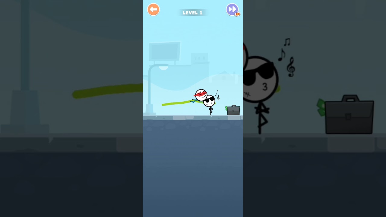 Attack Draw Line Level 1 WEEGOON Gaming Play Shorts 