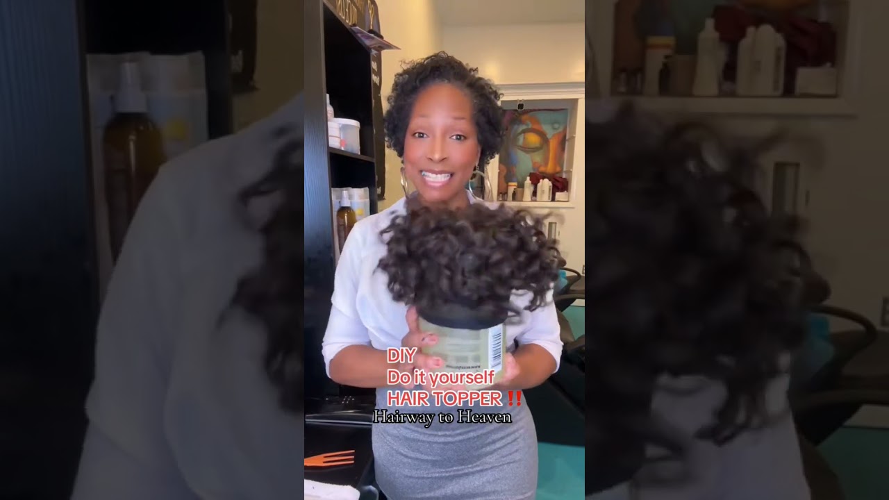 How to make a Hair Topper at home