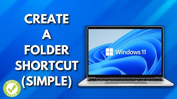 How To Create A Folder Shortcut On Your Laptop/PC (Simple)