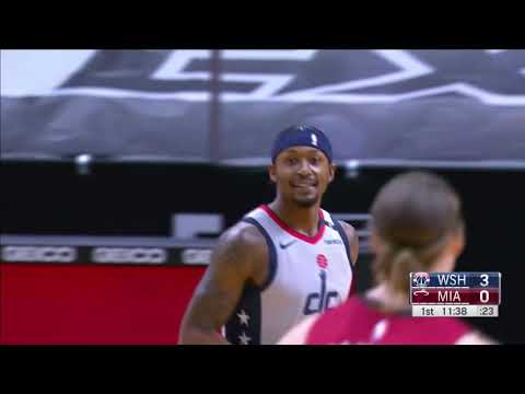 Highlights: Bradley Beal drops 32 points in win over Heat