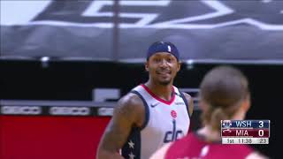 Highlights: Bradley Beal drops 32 points in win over Heat
