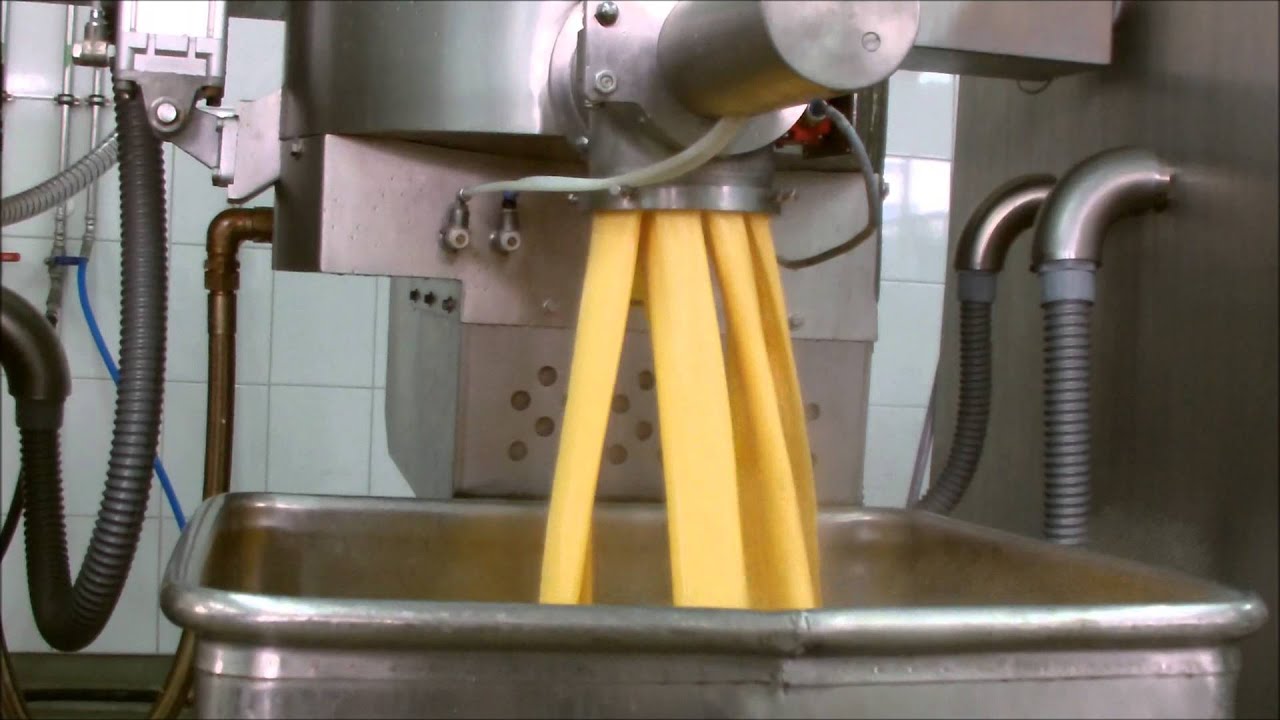 GLASS VAS intensive mixer producing Cheddar Cheese - Herstellung von Cheddar Käse