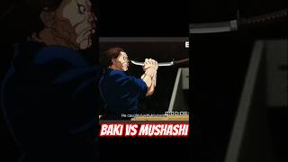 baki kill mushashi 🗡️. #baki #baki vs mushashi #shorts