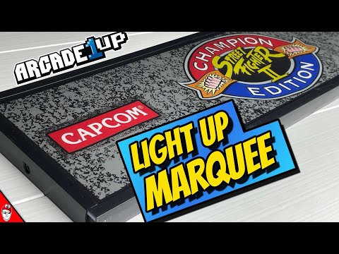 Arcade1Up - Light-Up Marquee Upgrade from Console Kits