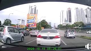 Myvi Langgar Honda Accord Youtube