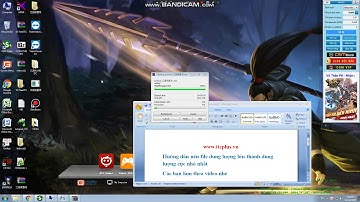 Hướng dẫn nén file dung lượng nhỏ nhất