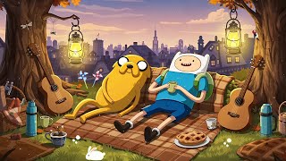 Adventure Time Autumn Evening 🍂✨ Cozy Lofi Beats for Study &amp; Chill 🌆