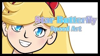 Star Butterfly Speed Art