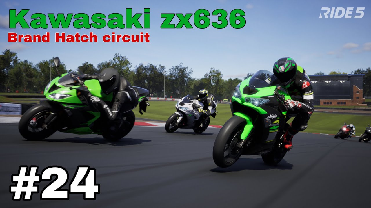 Ride 5 - kawasaki zx 636 race brand hatch circuit 
