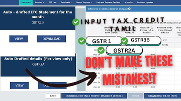 GST ITC Tamil | Input Tax Credit Full Explanation | Common Mistakes & Tips | GST Tamil 2025 #gstr1