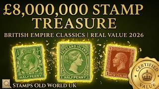 I Found a Stamp Worth £8,000,000! (Rare British Empire Classics)