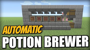 Minecraft Bedrock - AUTOMATIC POTION BREWER 🧪 [ Tutorial ] MCPE / Xbox / Switch / Windows 10