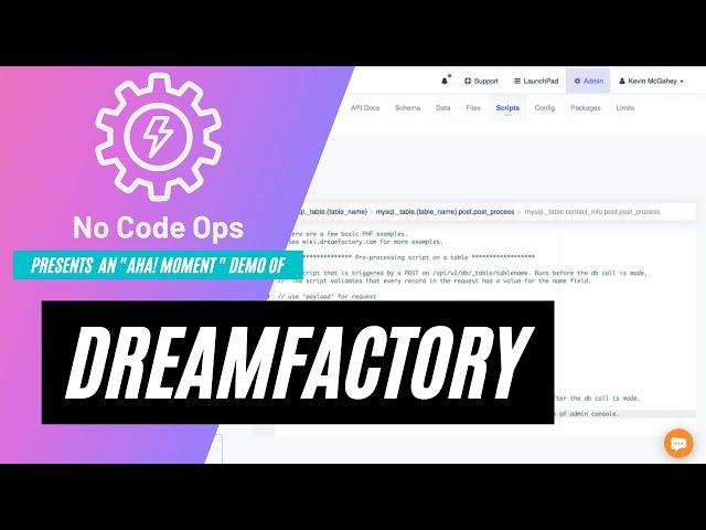 "Aha! Moment" Demo Video with DreamFactory