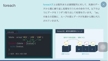 #programming【Progate】PHP Ⅰ Chapter5-繰り返し処理　16.foreach文　vol.148