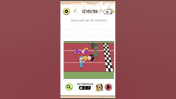 Brain Test 4 Level 128 Jelly must win the marathon #braintest4