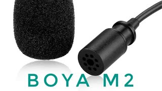 Петличный микрофон BOYA M2