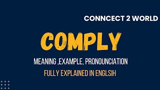 Weather What Does comply Means || Meanings And Definitions With comply in ENGLISH Camera Feed