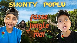 Shonty and Poplu in Jungle | Day 1 | Harsh Beniwal 2.0