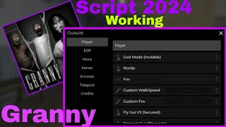 Granny script Best 2024 working On | Roblox