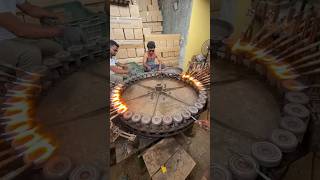 Glass bangles making process in factory 😲 #youtubeshorts #viral #factory