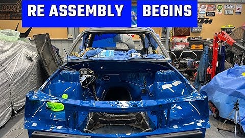 VK COMMODORE BROCK TRIBUTE: Re-assembly has begun.
